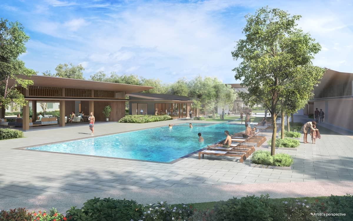 Yume swimming pool (artist’s perspective).